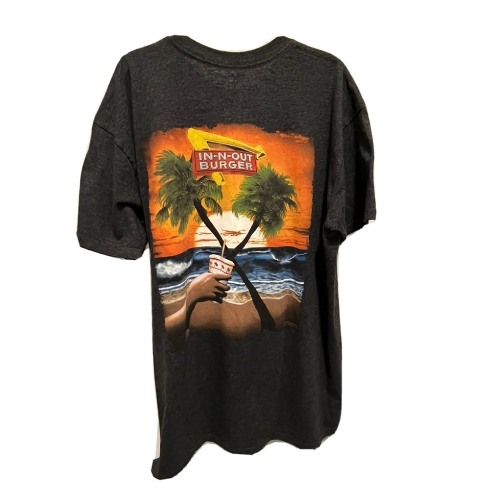 2015 In-N-Out Burger Sean Ellingson Gray Short Sleeve T-Shirt Size Men's XL